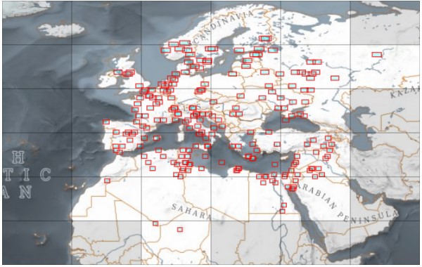 ESA Landsat Map Catalogue - Static Map Data
