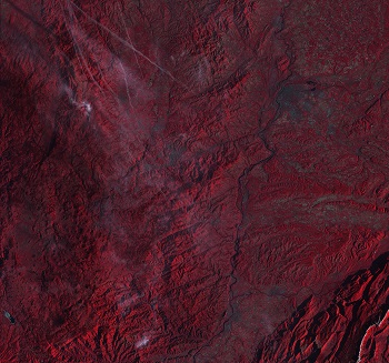 GEOSAT-1 sample image of La Crau