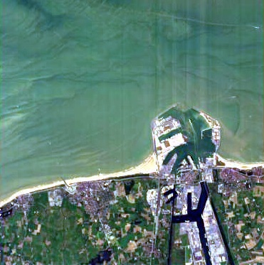 PROBA-1 image of Zeebrugge, Belgium