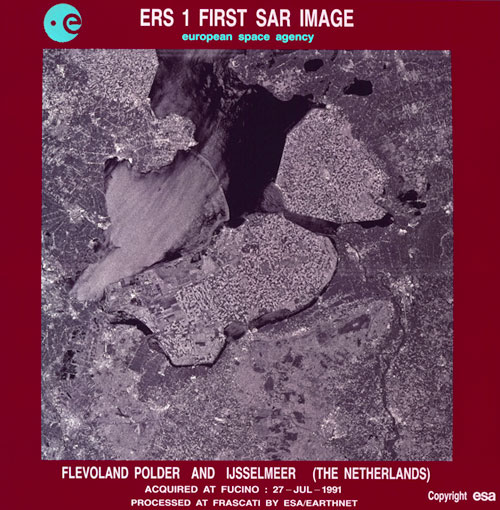 First ERS-1 image