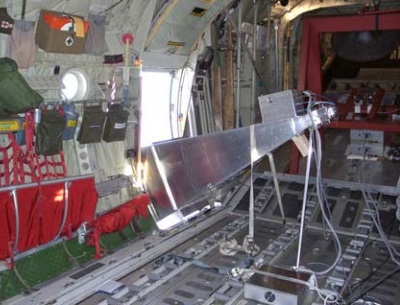 L-band radiometer onboard a C-130 aircraft
